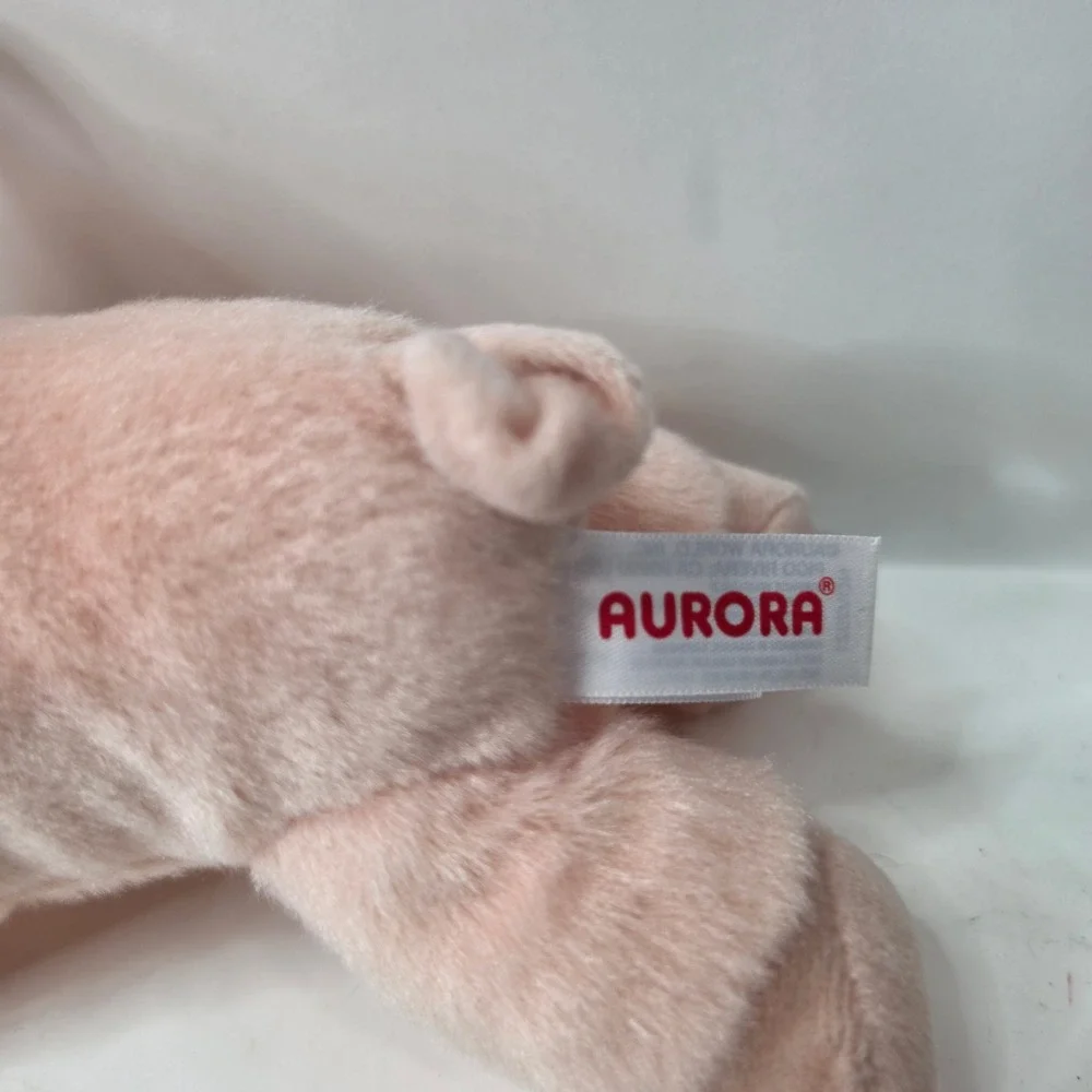 Aurora World Pink Pig Plush Stuffed Animal 8